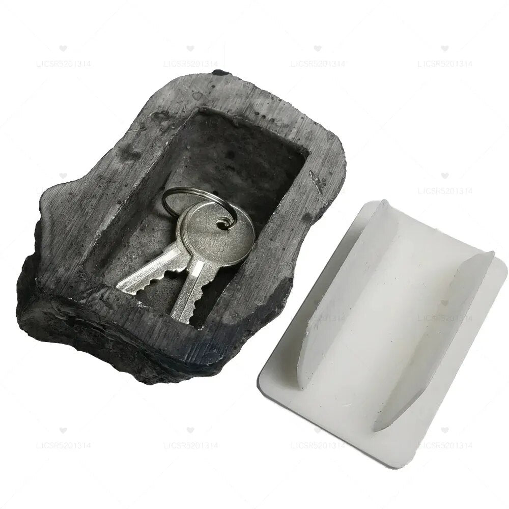 Garden Stone Hide a Spare Key Fake Rock Camouflage Stone Diversion Looks Like Real Stone Safe for Outdoor Yard any gift