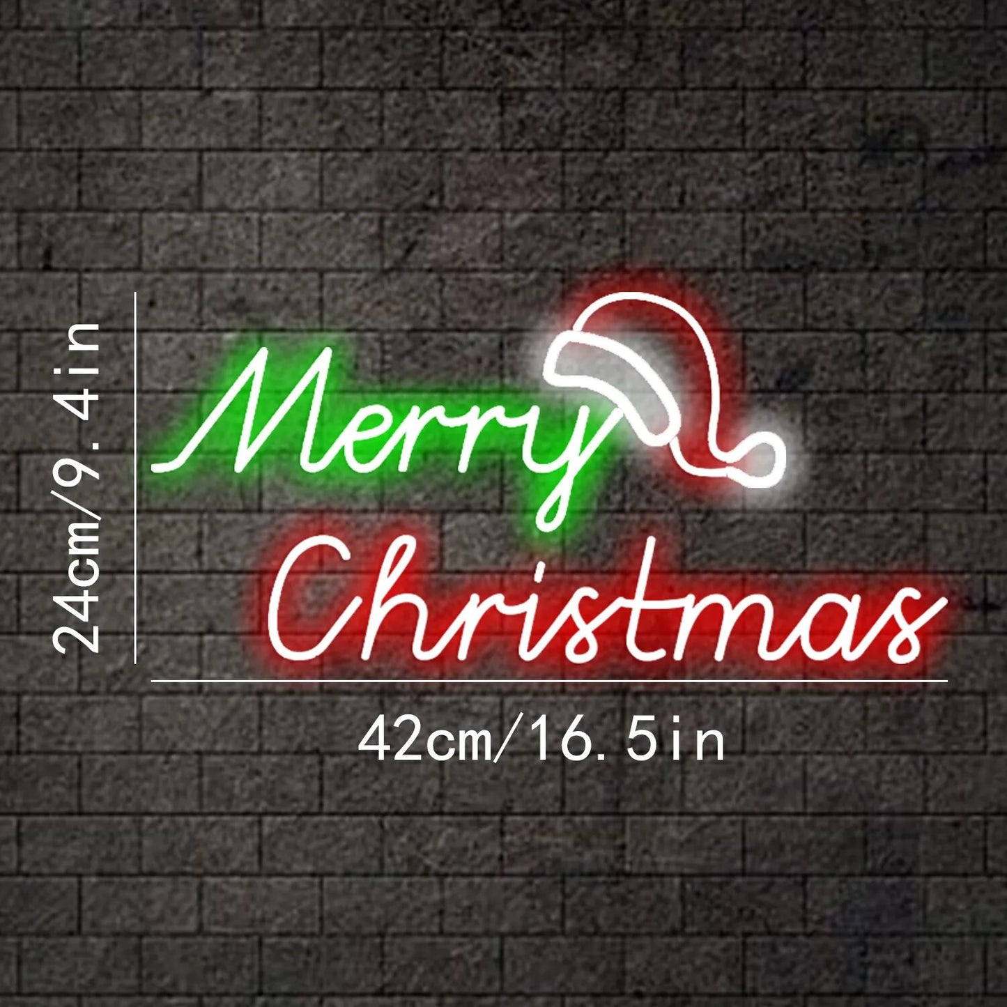 Merry Christmas Neon Sign for Christmas decoration