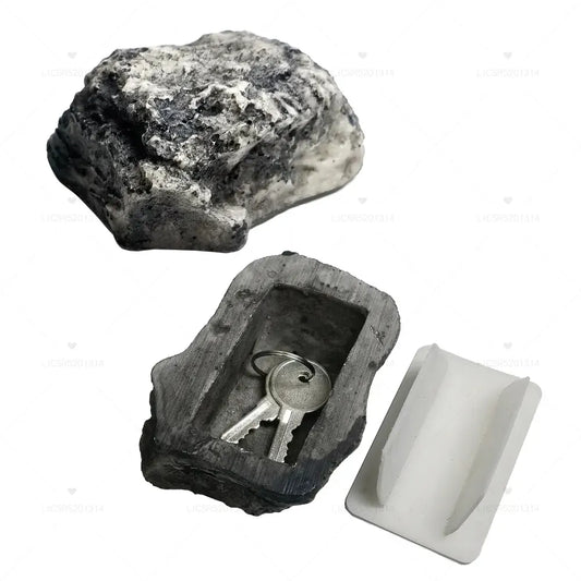 Garden Stone Hide a Spare Key Fake Rock Camouflage Stone Diversion Looks Like Real Stone Safe for Outdoor Yard any gift